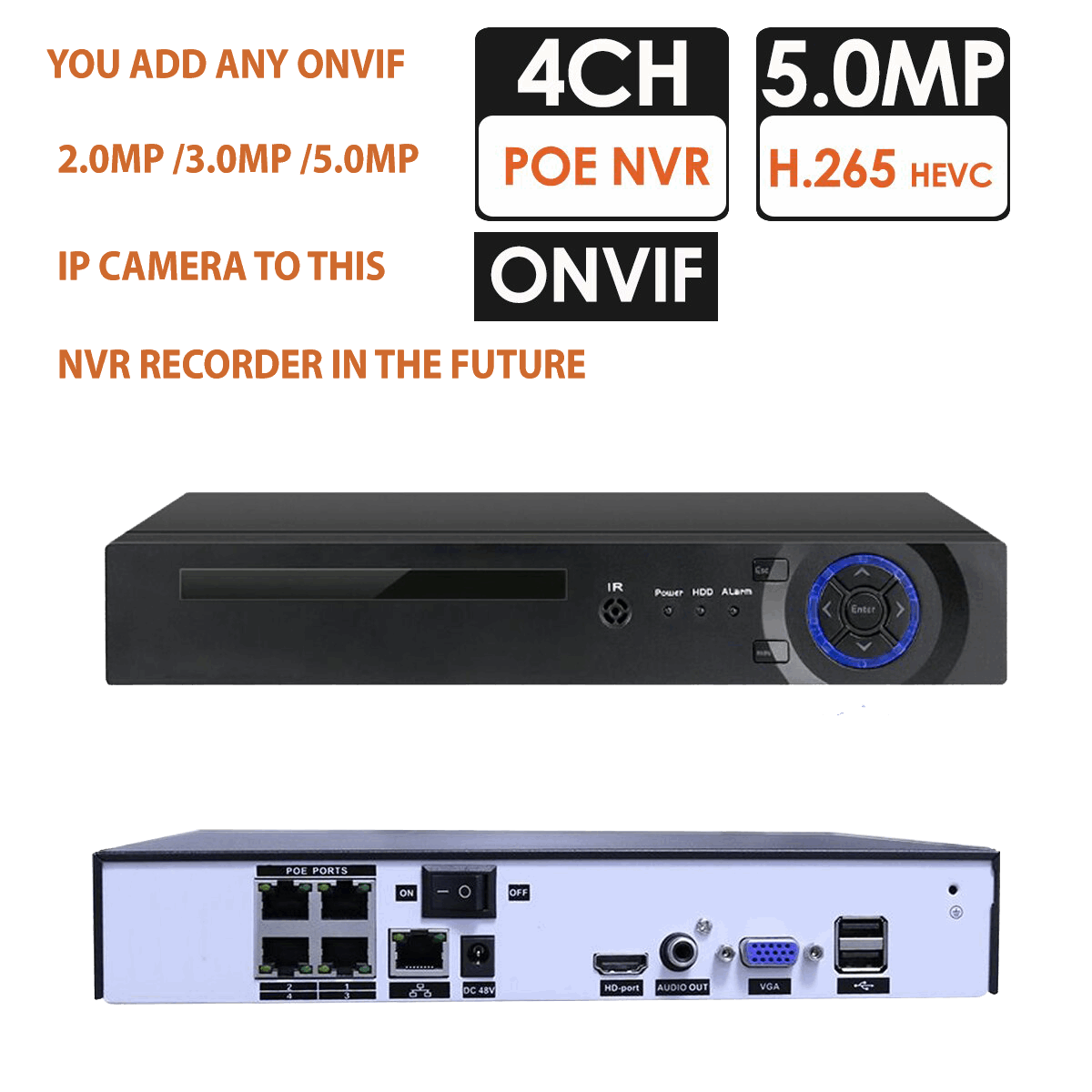 CEG 5MP H.265+ 4CH PoE Security Camera System Kit Audio Rj45 5MP IP FaceDetection Outdoor Waterproof CCTV Video Surveillance - Bargain Stock CEG 5MP H.265+ 4CH PoE Security Camera System Kit Audio Rj45 5MP IP FaceDetection Outdoor Waterproof CCTV Video Surveillance - Bargain Stock